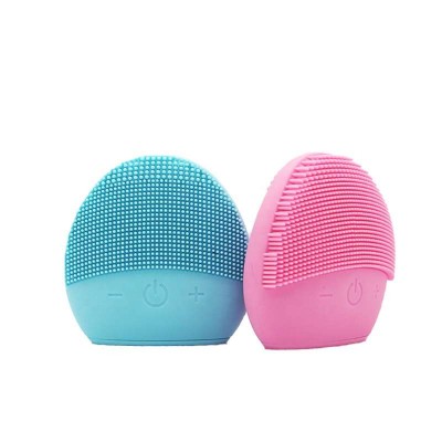 Silicon Facial Cleaner Brush Beauty Electric Waterproof Silicone Face Pore Cleanser Massager Facial Cleaning Brush