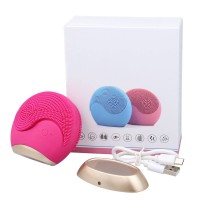 Rechargeable Silicone Cleansing Brushes For The Face Electronic Face Sonic Cleansing Brush Skin Wash Machine